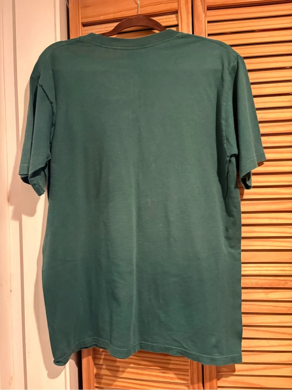 Vintage Garfield The Cat Cartoon T-Shirt Green Jim Davis Sun USA Single Stitch M